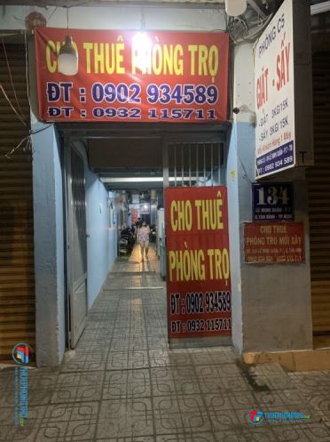 Cho thuê phòng trọ Đ/c: 134 Lê Minh Xuân - P.7- Q. Tân Bình - đường Lý Thường Kiệt