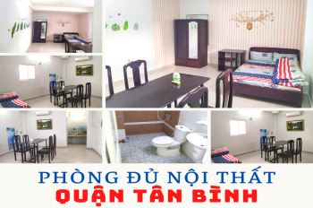 Phòng Đầy Đủ Nội Thất Đường Cộng Hòa Q.Tân Bình Có Sân Thượng, Thang Máy, Nhà Xe, Bảo Vệ 24/24