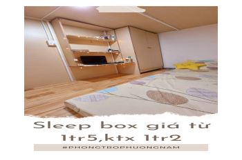 Sleep box, ký túc xá, full nt, từ 1tr2