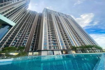 Cho thuê căn hộ 2PN 2WC Opal Skyline giá 5tr5/tháng bao phí quản lý, nhà mới gần khu công nghiệp VSIP 1 Thuận An Bình Dương