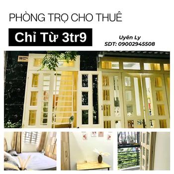 Phòng trọ cho thuê giá rẻ, khu vực trung tâm