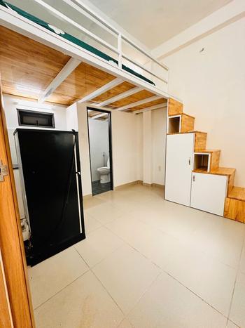 Phòng đẹp như căn hộ studio đủ nội thất có gác lửng thông hẻm 69 đường D2, P. 25, Q. Bình Thạnh
