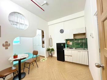 Căn hộ 1 phòng ngủ, PK siêu sang đủ nội thất 50 Trường Sơn quận Tân Bình (đi bộ qua sân bay)