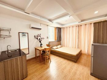 Phòng Studio đủ nội thất siêu đẹp có bancon riêng, cửa sổ lớn, 62 Trương Công Định Q. Tân Bình